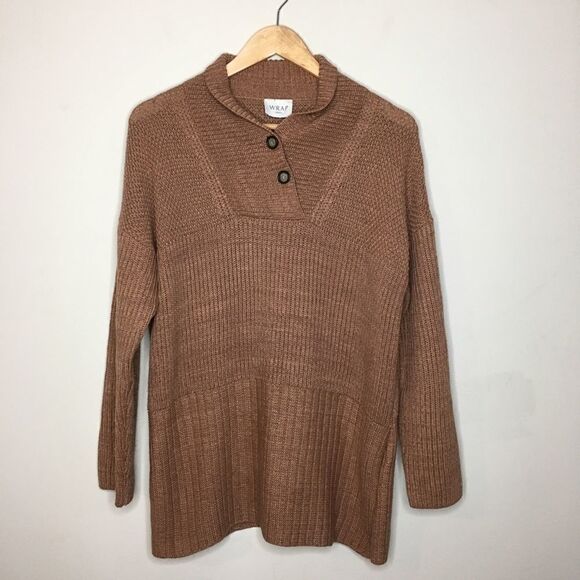 Wrap London Sz M Knit Sweater - Picture 2 of 5